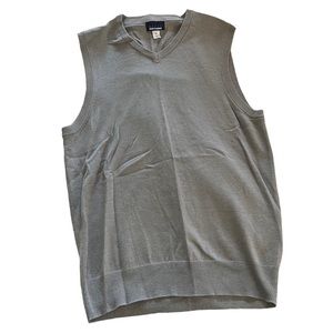 Basic Editions Pullover Sleeveless V Neck Vest Size S